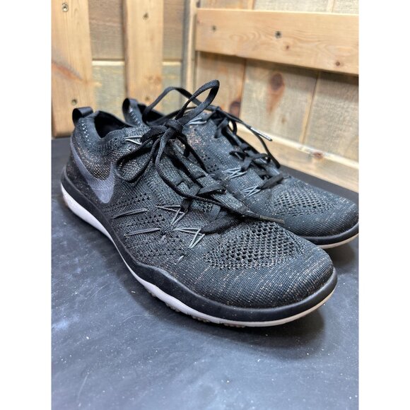 Nike Free TR Focus Flyknit Black Running Shoes Women’s US 7.5 Lightweight - Picture 2 of 9